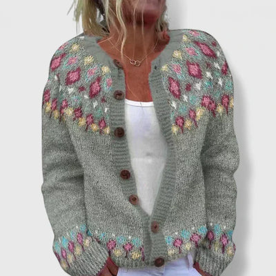 Isabelle | Warme vestjas met elegante knopen