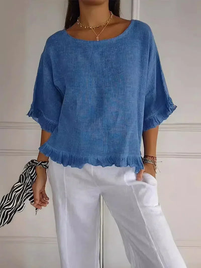 Elara | Luchtige blouse met vrouwelijk detail