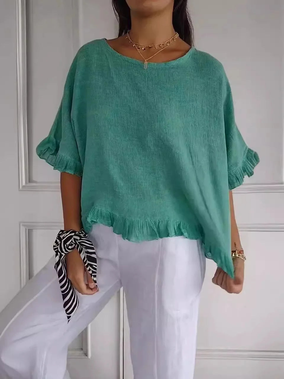Elara | Luchtige blouse met vrouwelijk detail