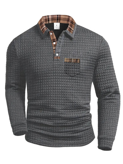 Kevin | Polo Shirt Met Ruitpatroon