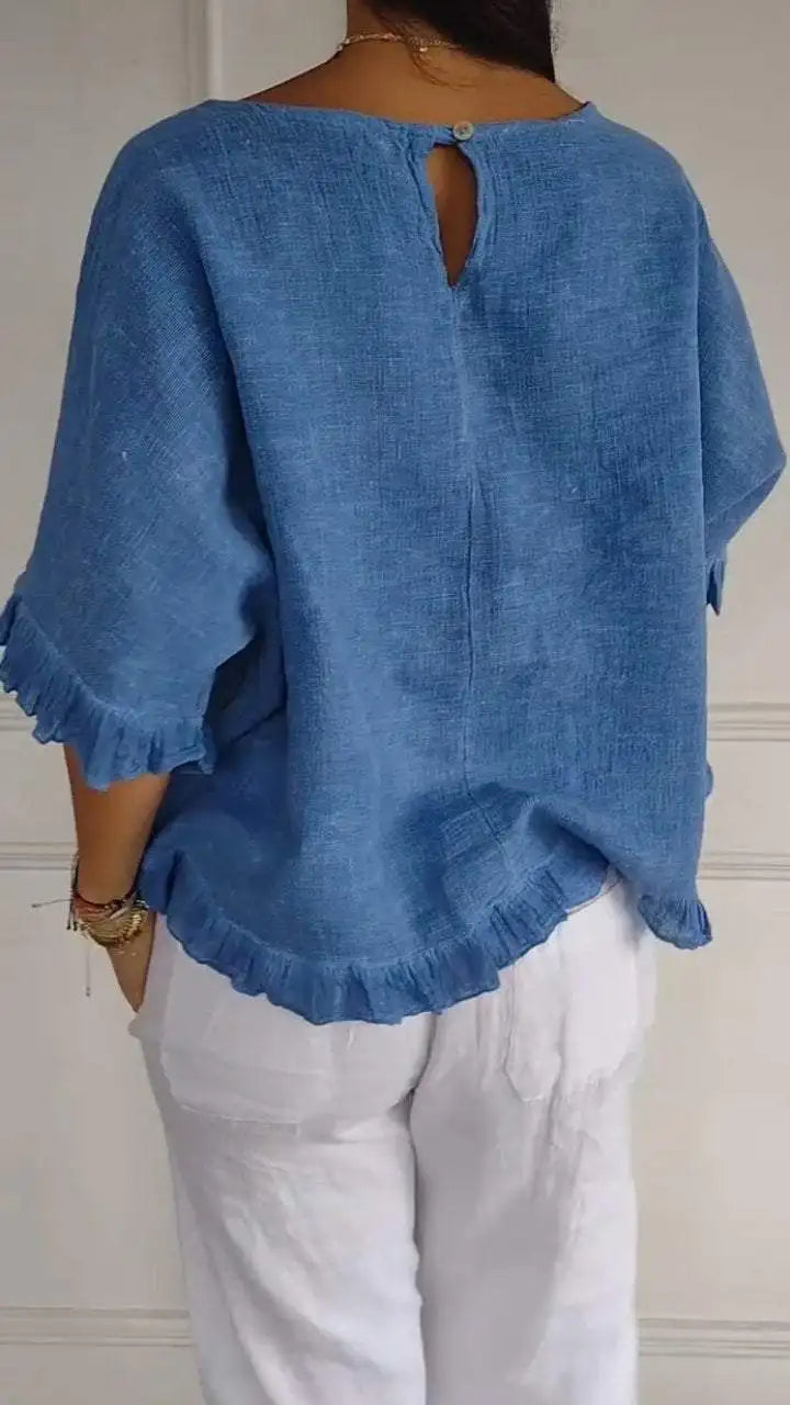 Elara | Luchtige blouse met vrouwelijk detail