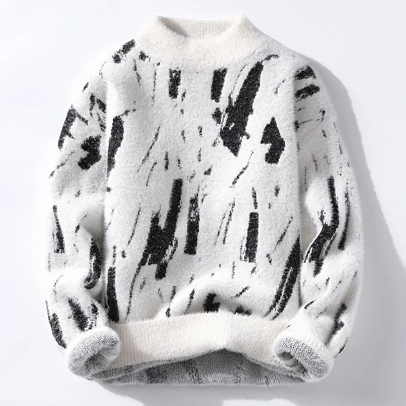 Madeleine | Tricot trui met grafisch design