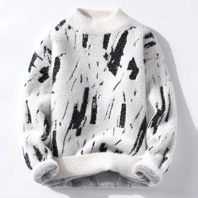 Madeleine | Tricot trui met grafisch design