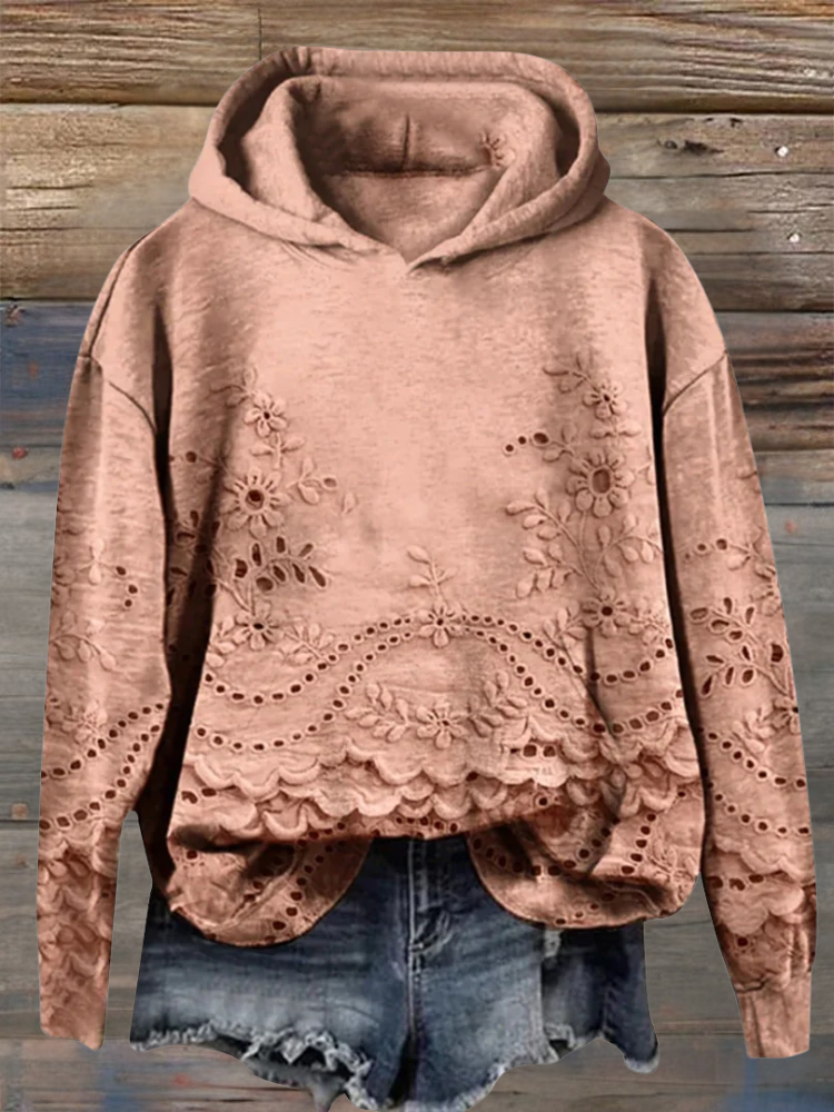 Sara | Lichte hoodie met moderne print