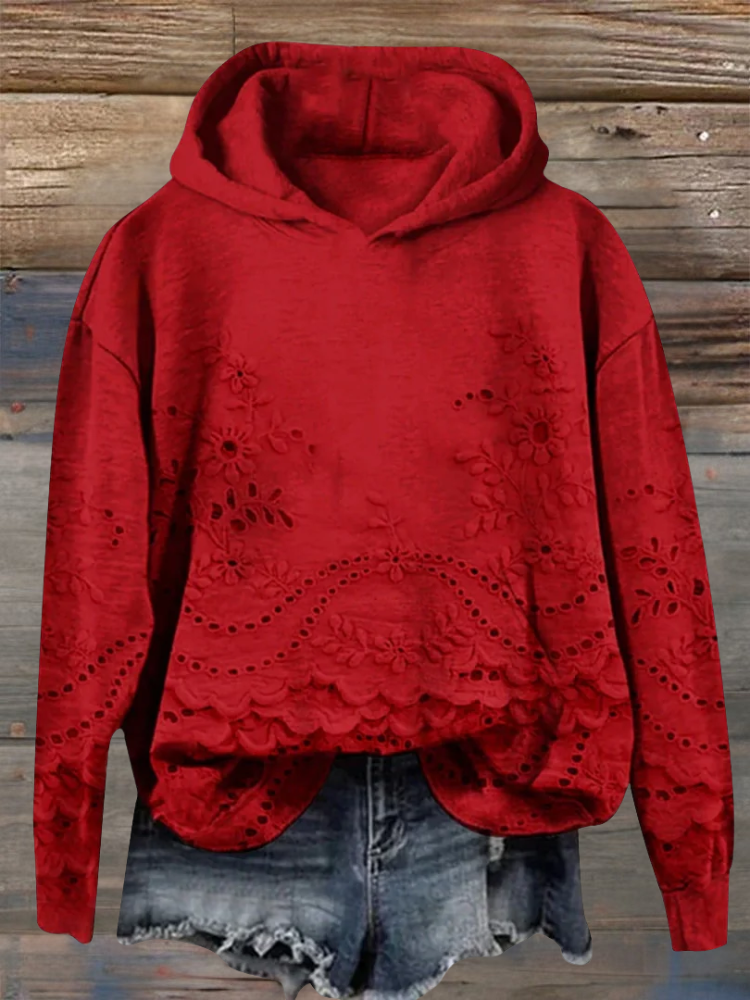 Sara | Lichte hoodie met moderne print