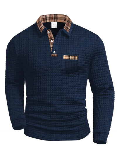 Brix | Polo Shirt Met Ruitpatroon