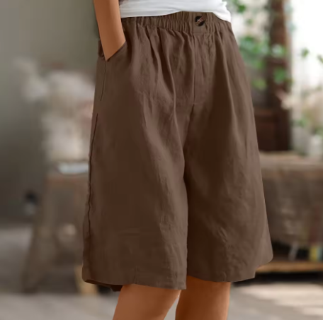 Leonie | Comfortabele Luchtige Shorts met Elastische Taille