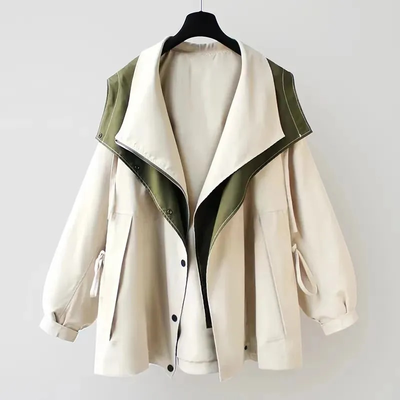 Margot | Winddichte jas met elegante tailleband