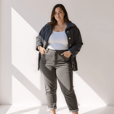 Seliana | Fuzzy Geknoopte Jas