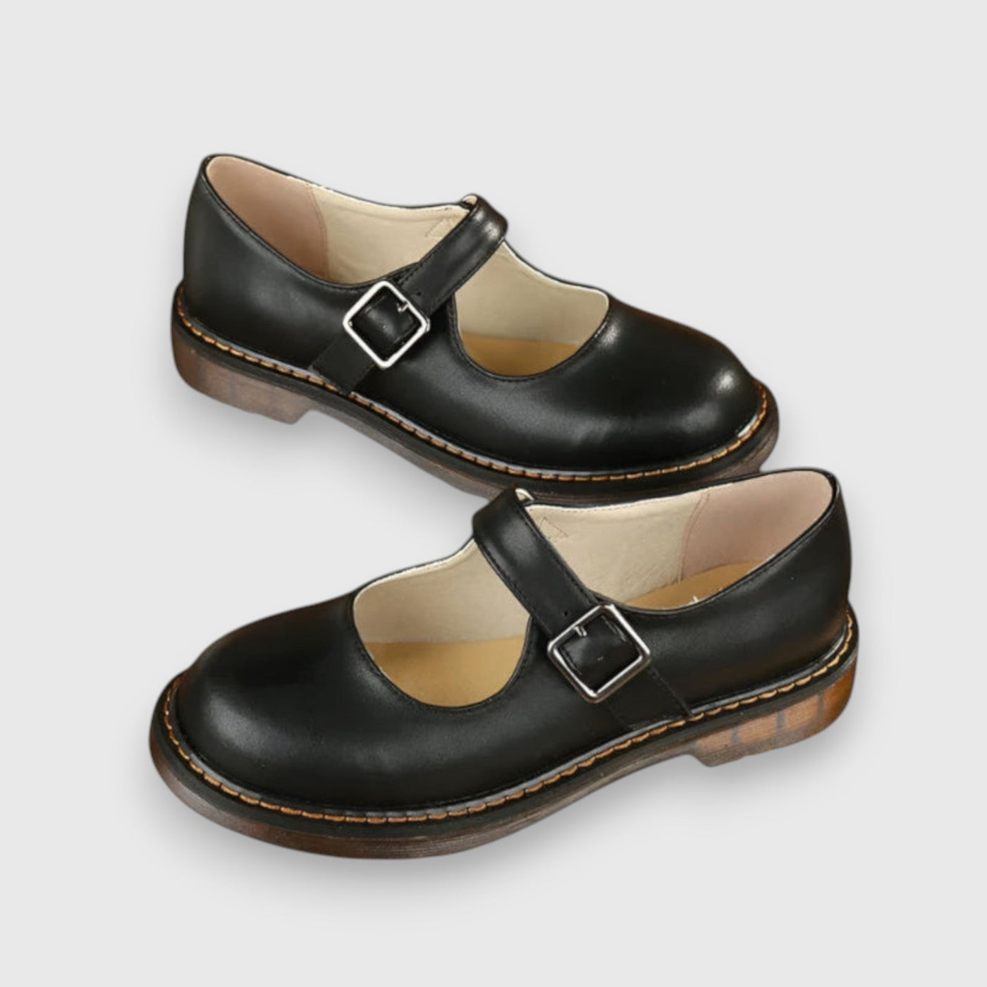 Elvira | Vintage Mary Jane Schoen met Riemsluiting
