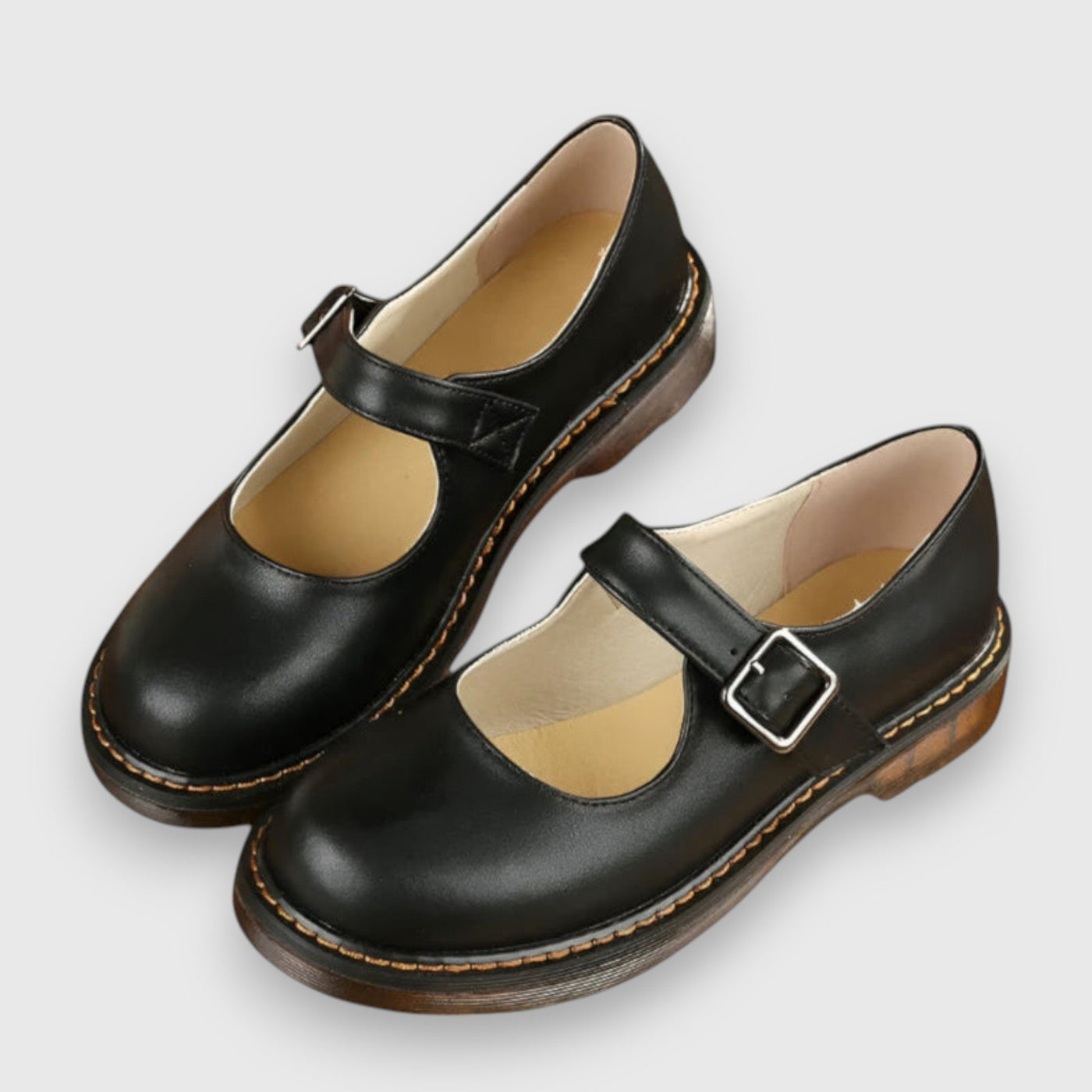 Elvira | Vintage Mary Jane Schoen met Riemsluiting