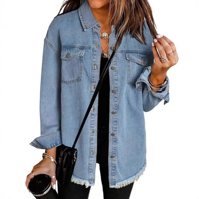 Khea | Denim overhemdjasje