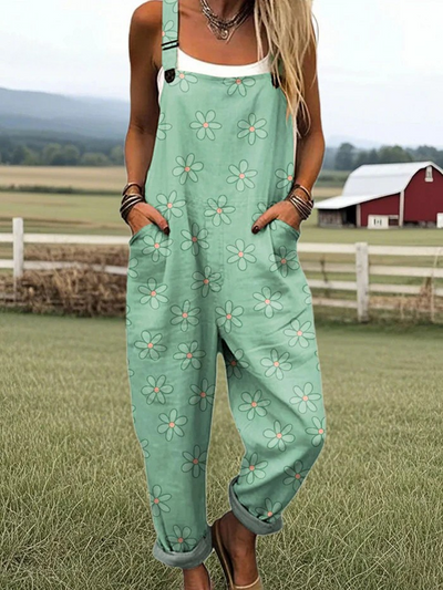 Noëlle | Jumpsuit met vintage bloemenprint