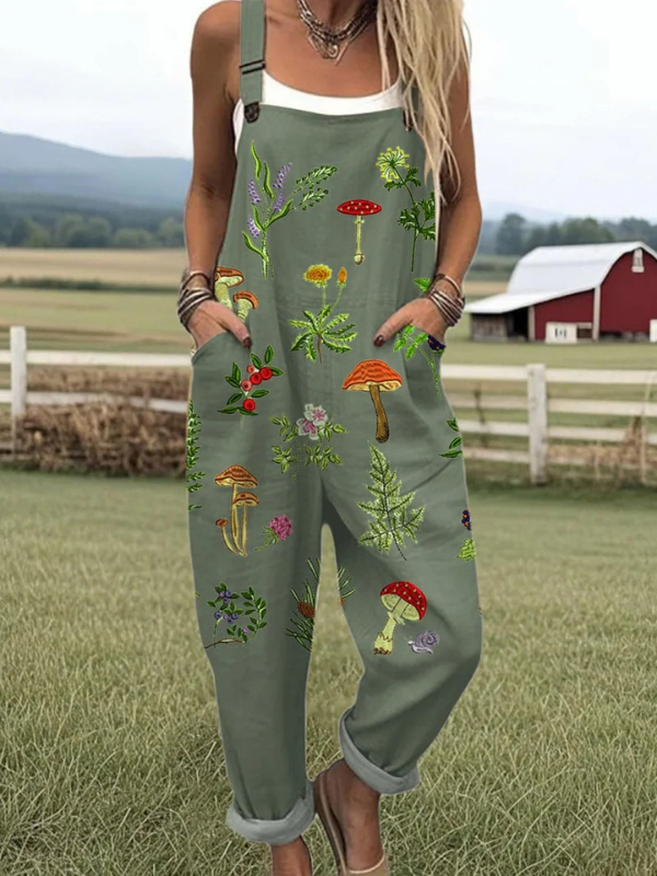 Inès | Jumpsuit met poëtische bloemenprint en zomerse flair