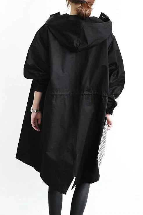 Dorothée | Oversized trenchcoat met capuchon