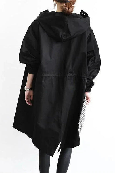 Dorothée | Oversized trenchcoat met capuchon