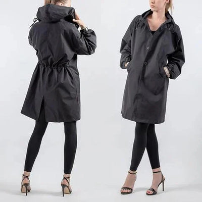 Dorothée | Oversized trenchcoat met capuchon