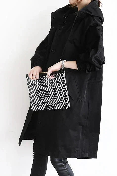 Dorothée | Oversized trenchcoat met capuchon