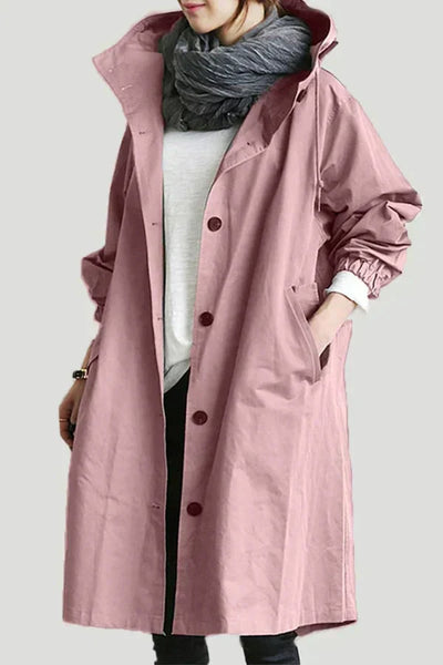 Dorothée | Oversized trenchcoat met capuchon
