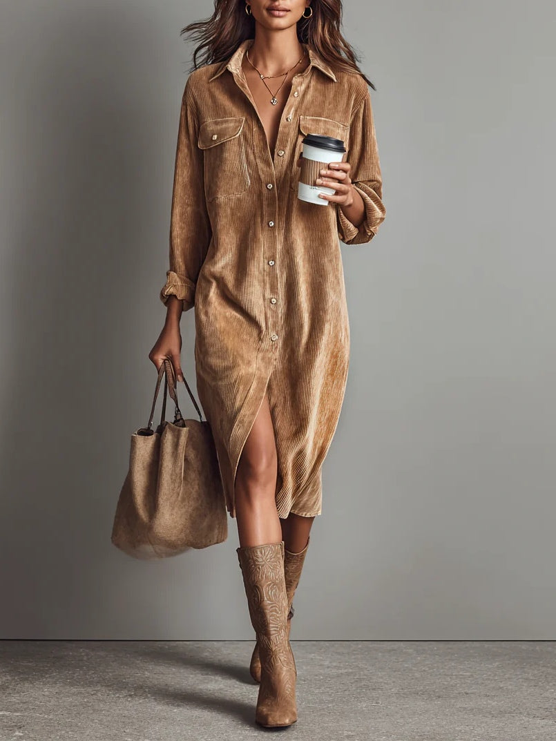 Lova | Moderne jurk met relaxte pasvorm