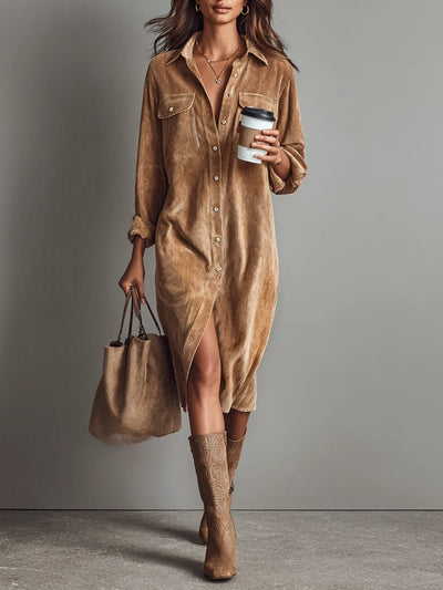 Lova | Moderne jurk met relaxte pasvorm