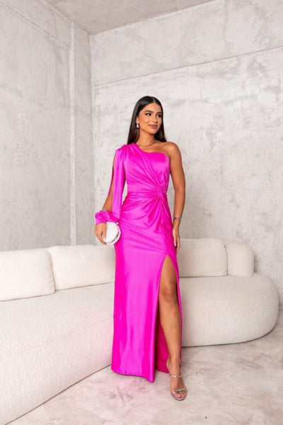 Zarra | Elegante maxi-jurk met één schouder