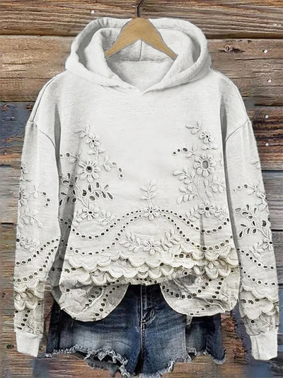 Sara | Lichte hoodie met moderne print