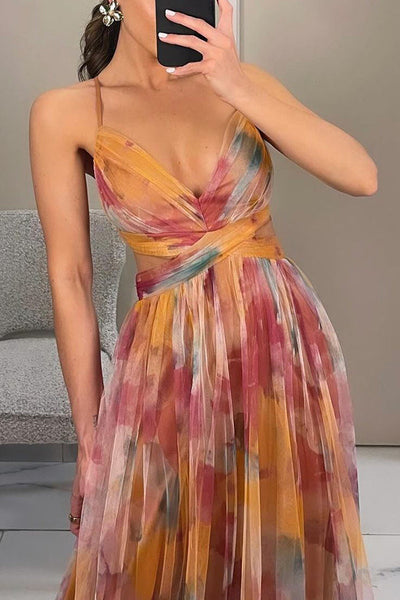 Annebel – Maxi Jurk met Bloemenprint