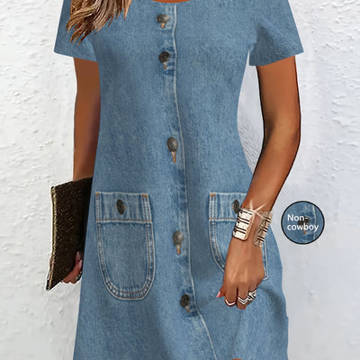Dames Zomer Kleding: Non-Denim Stijlvol Gedrukt Lange Korte Mouw Top.