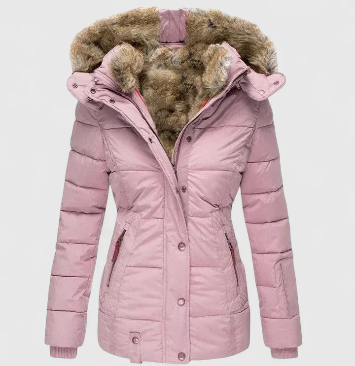 Delphine | Comfortabele winterjas met verstelbare capuchon