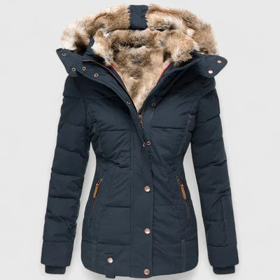 Delphine | Comfortabele winterjas met verstelbare capuchon