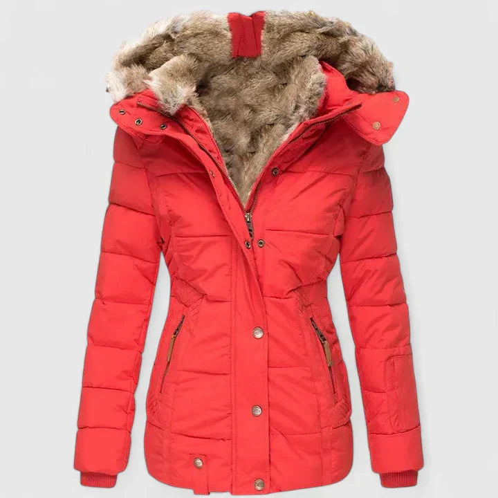 Delphine | Comfortabele winterjas met verstelbare capuchon