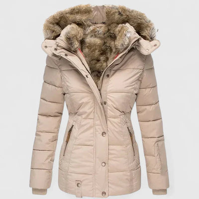 Delphine | Comfortabele winterjas met verstelbare capuchon