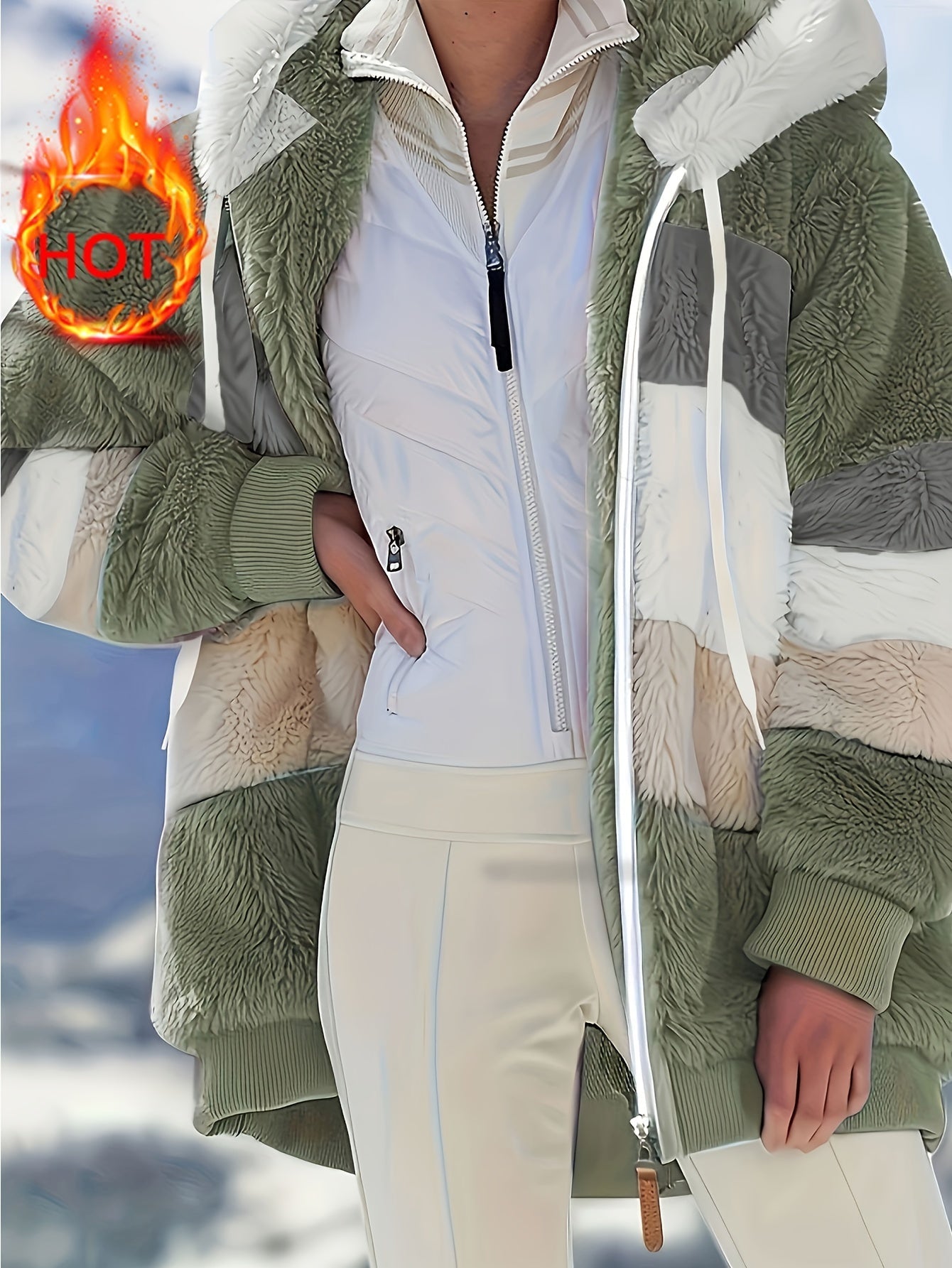 Monique | Gebreide patchwork-trui