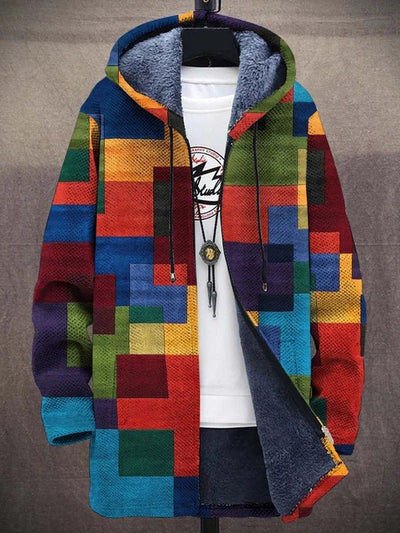 Marianne | Cardigan met artistieke print