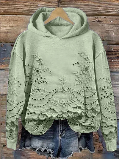 Sara | Lichte hoodie met moderne print