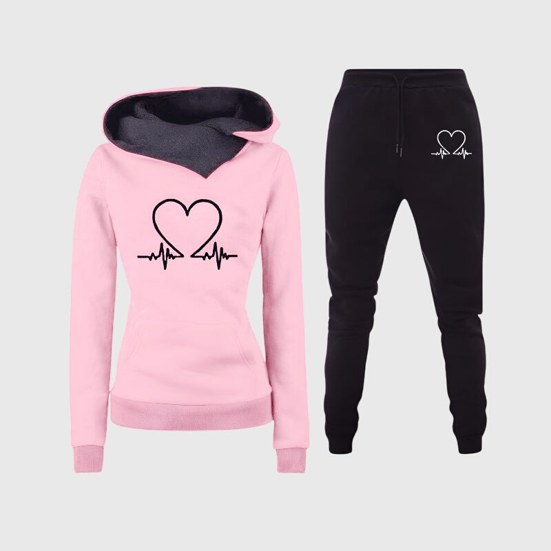 Aurélie | Comfort set met hartjesmotief