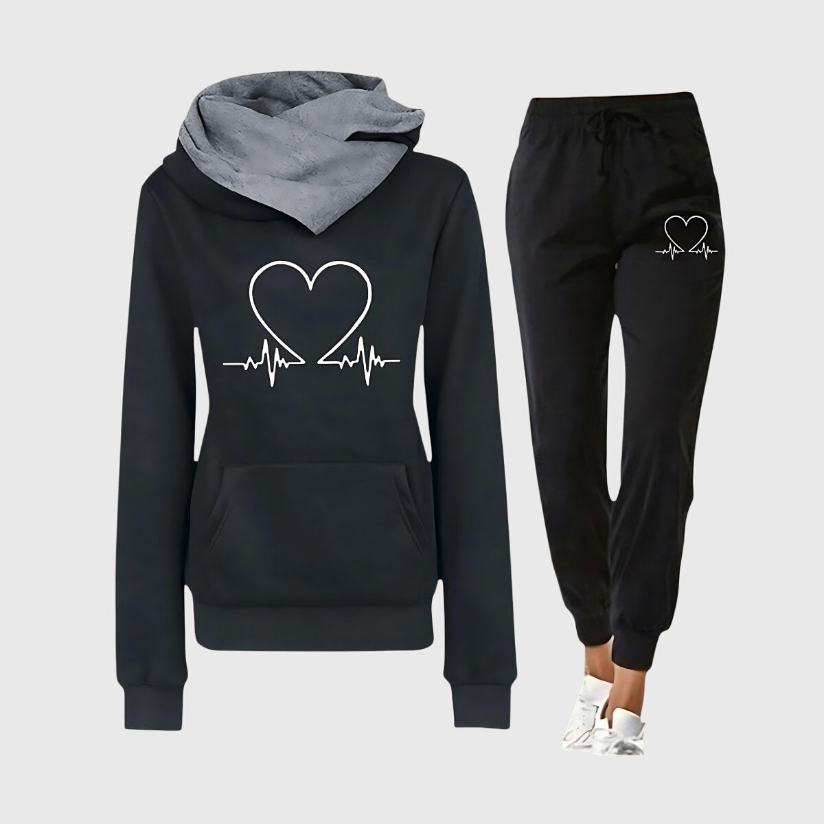 Aurélie | Comfort set met hartjesmotief