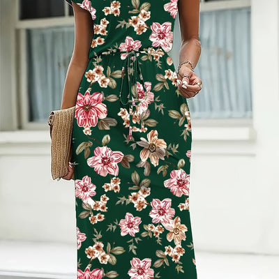 Claire | Bloemenjurk met flatterende taille-accent