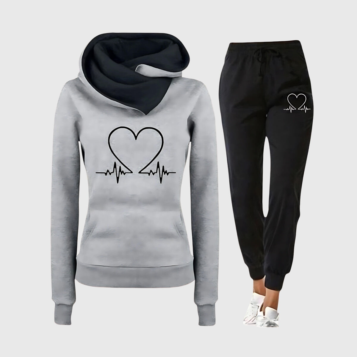 Aurélie | Comfort set met hartjesmotief