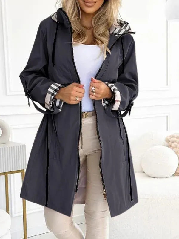 Selene | Elegante jas met capuchon