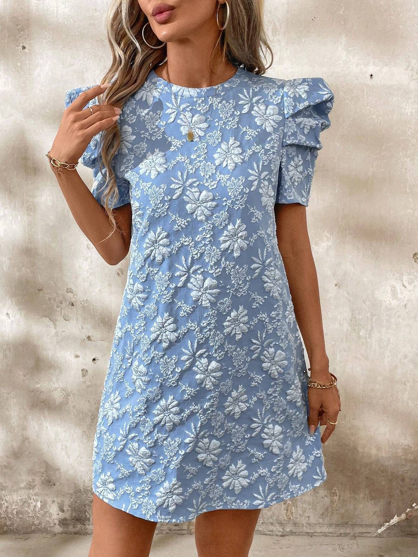 Florine | Elegante jurk met verfijnde details en tijdloze charme