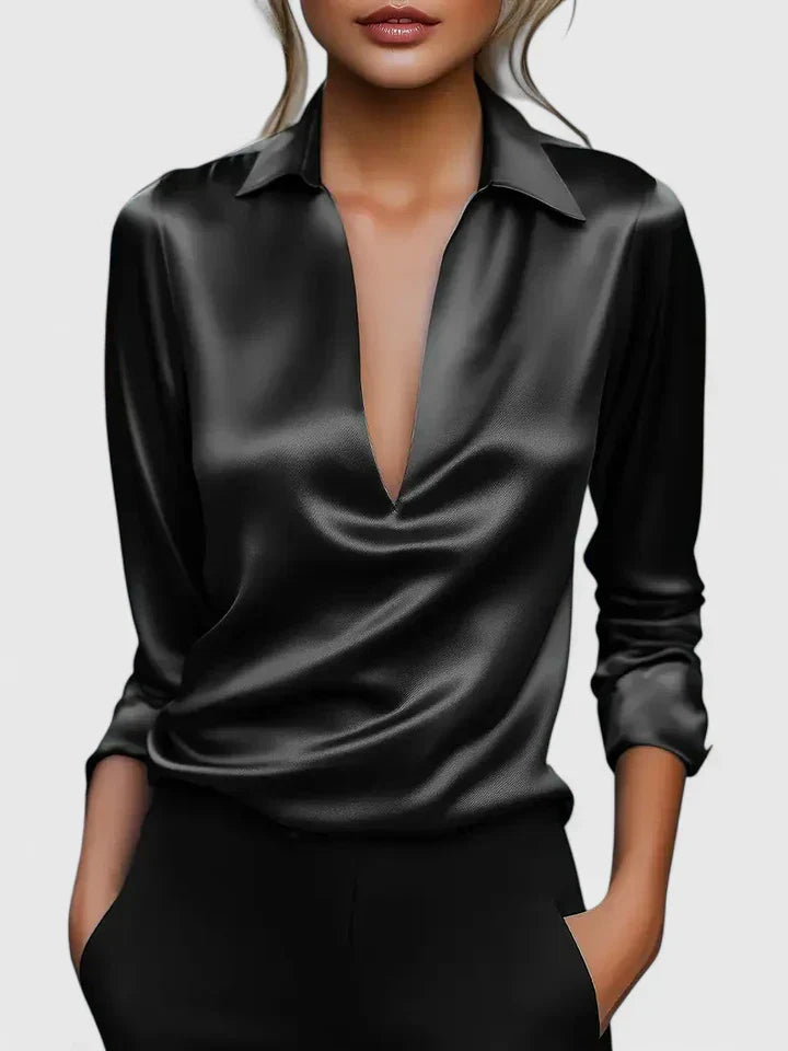 Juliette | Elegante blouse met tijdloze V-hals