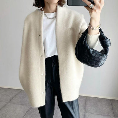 Geneviève | Lange cardigan van zachte wol