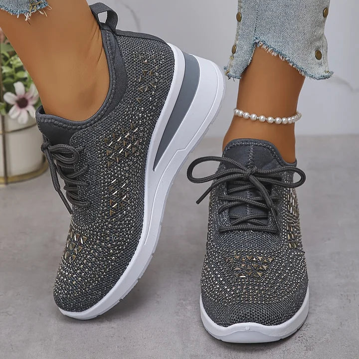 Mireille™ | Orthopedische sneakers met sprankelende elegantie