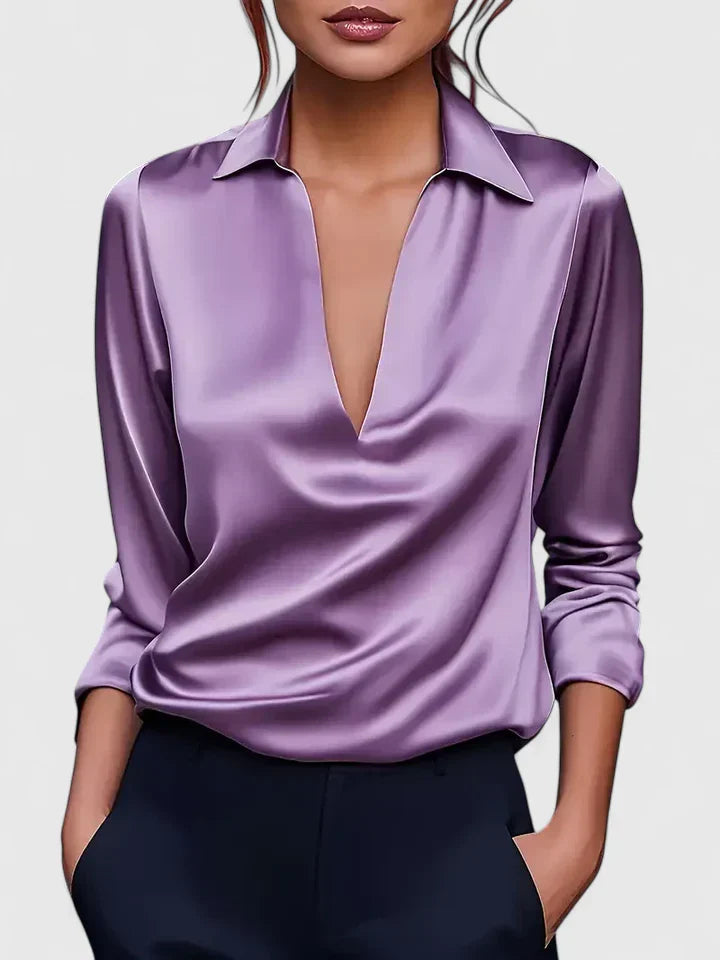 Juliette | Elegante blouse met tijdloze V-hals