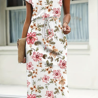 Claire | Bloemenjurk met flatterende taille-accent