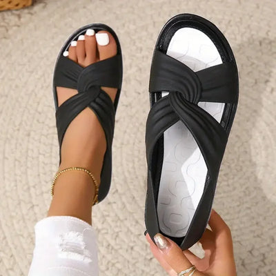 Beatrice | Orthopedische Sandalen met Stijlvolle Strik
