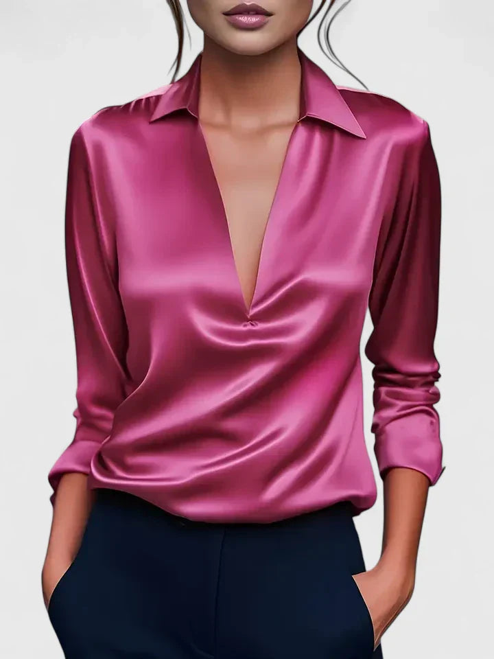 Juliette | Elegante blouse met tijdloze V-hals