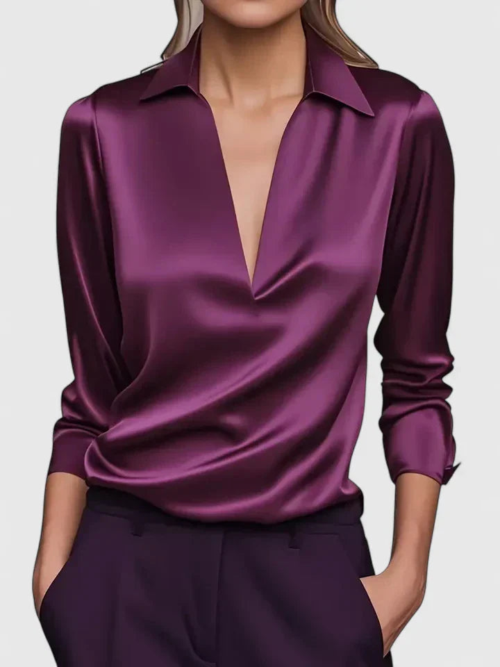 Juliette | Elegante blouse met tijdloze V-hals